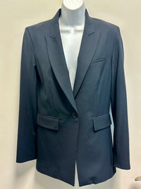 Veronica Beard - Pre-loved Women's Stretch Wool Classic Long Dickey Blazer