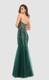 Jovani - Beaded Mermaid Dress