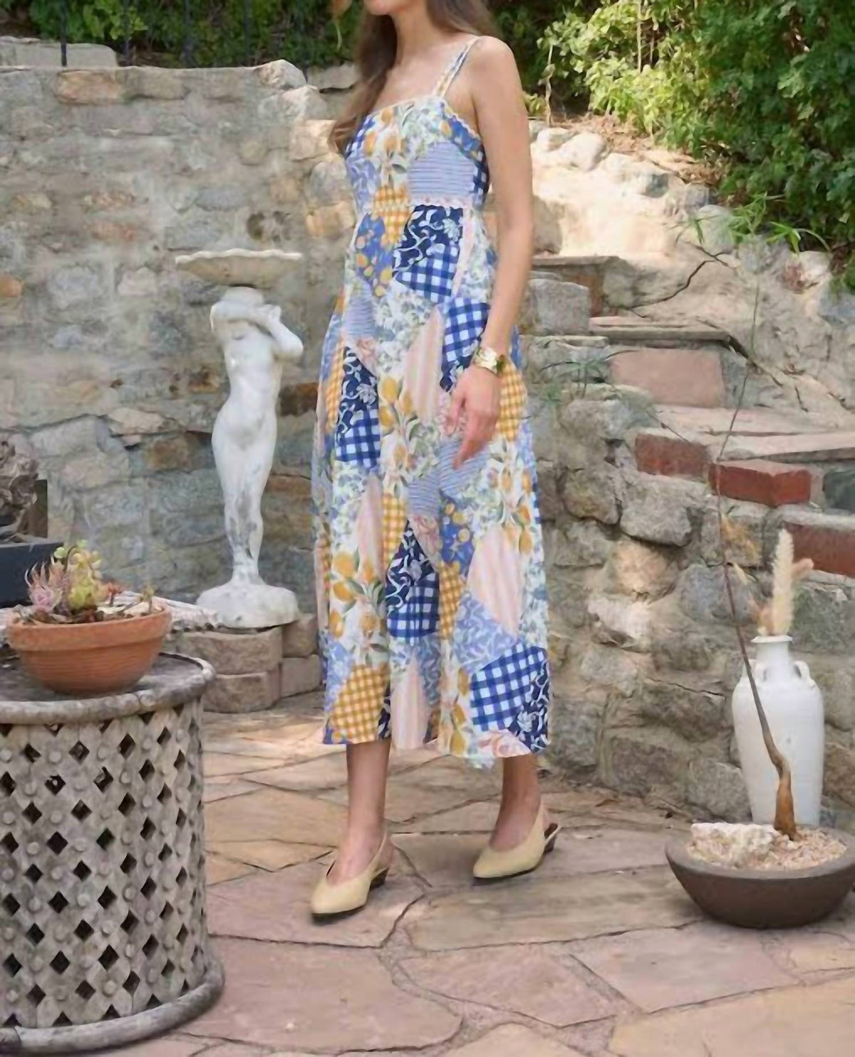 Moon River - Women's Ric Rac Midi Dress
