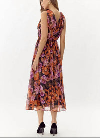 Adelyn Rae - Vianka Tie Shoulder Midi Dress