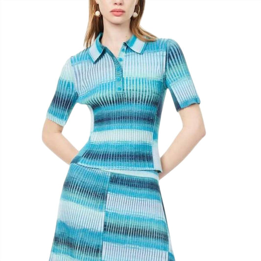 Jonathan Simkhai - Davina Short Sleeve Polo