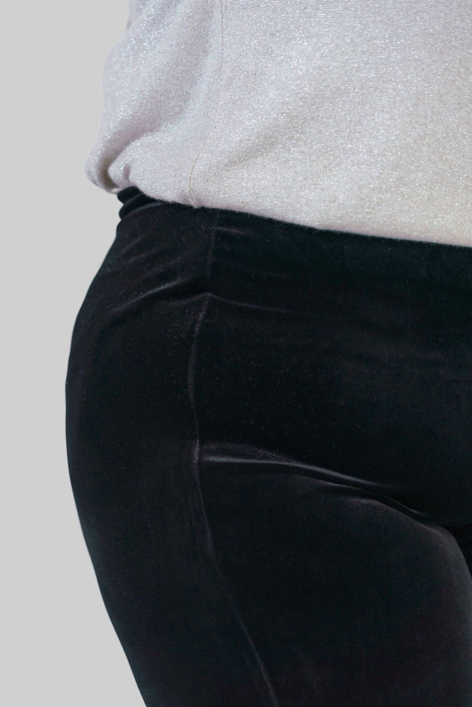 Lysse - Velvet Wide Leg Pants - Plus