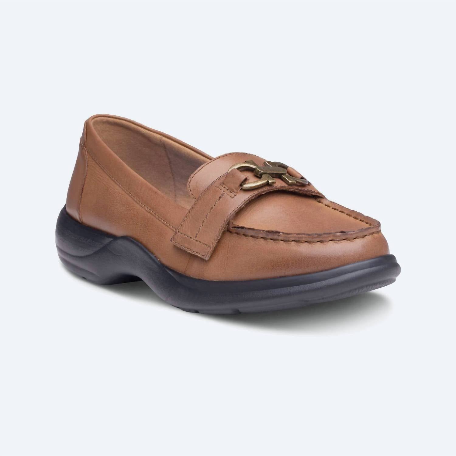Dr. Comfort Shoes Women's Mallory Slip-on Dress Shoes in brown - women's flats