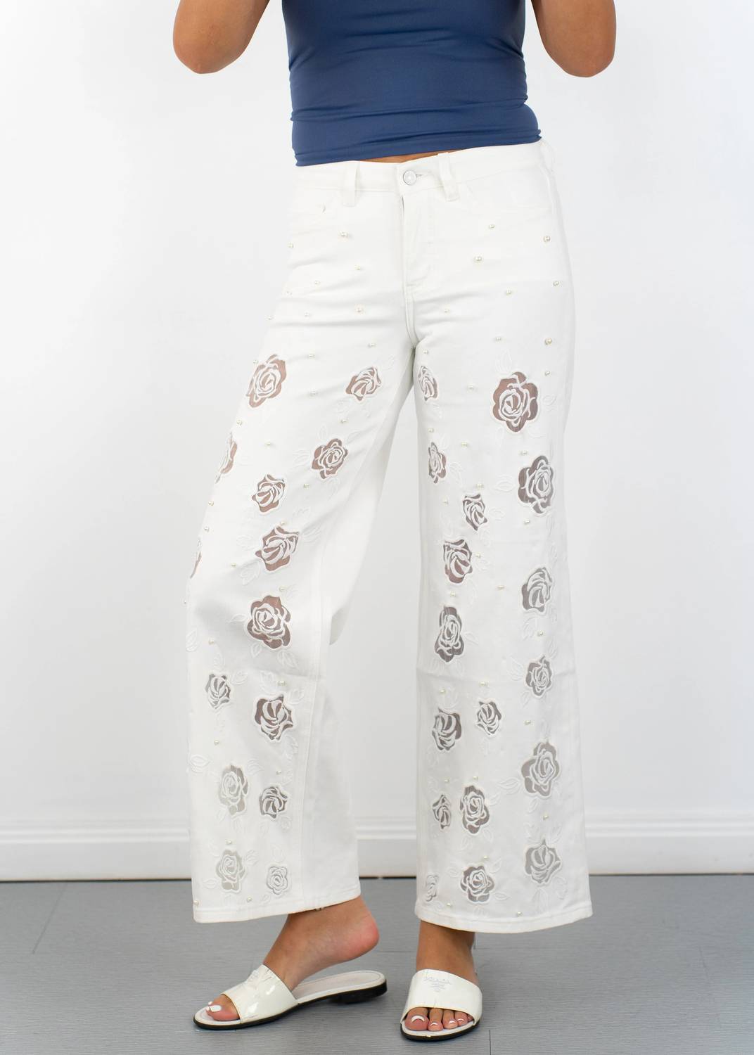 Bayeas - Rosalie Wide Leg Jeans