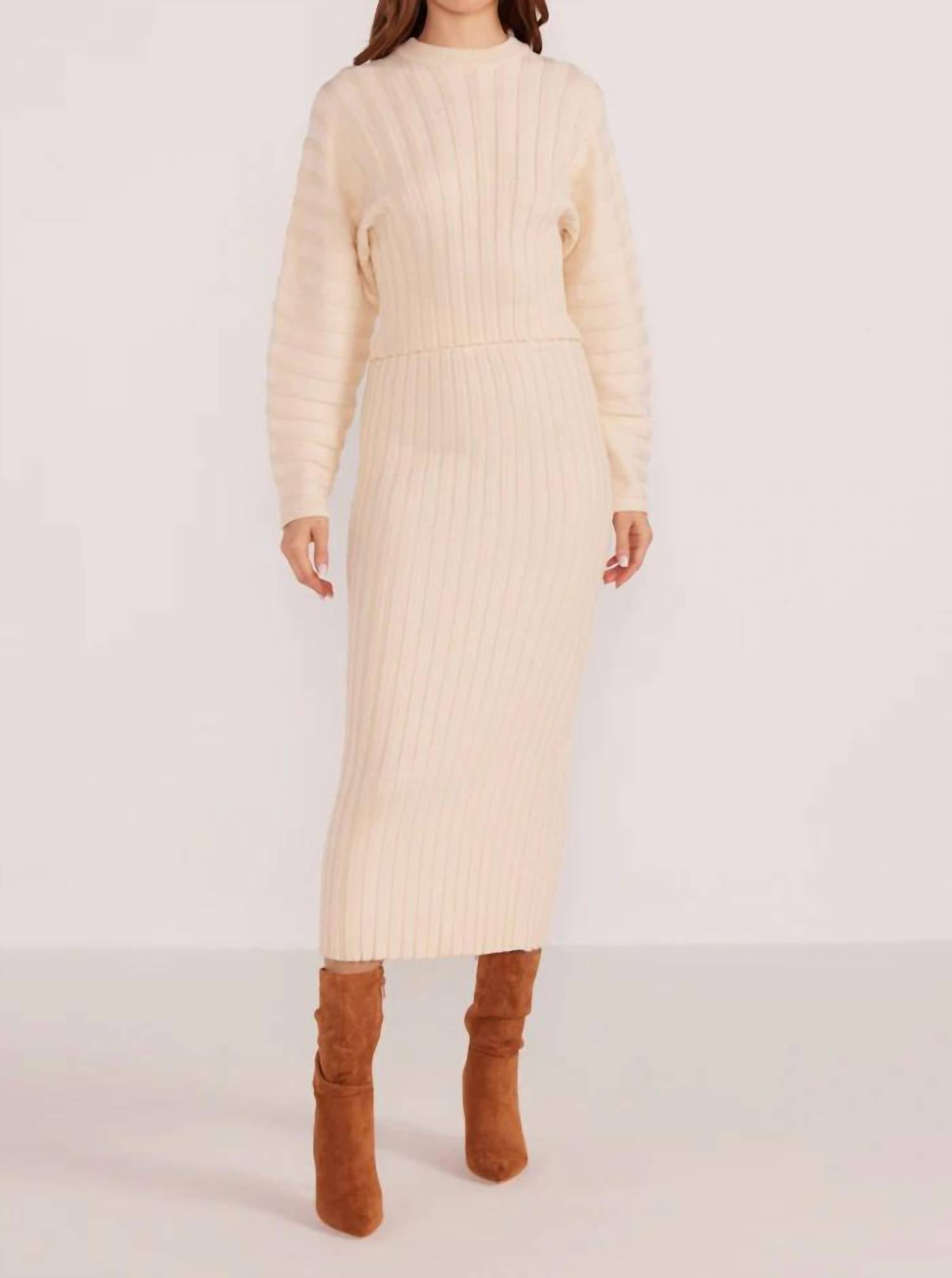 Minkpink - Layla Ribbed Skirt