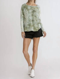 Umgee - Tie Dye Ribbed Top