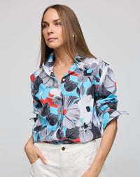 Hinson Wu - Halsey Long Sleeve Pop Art Flower Shirt
