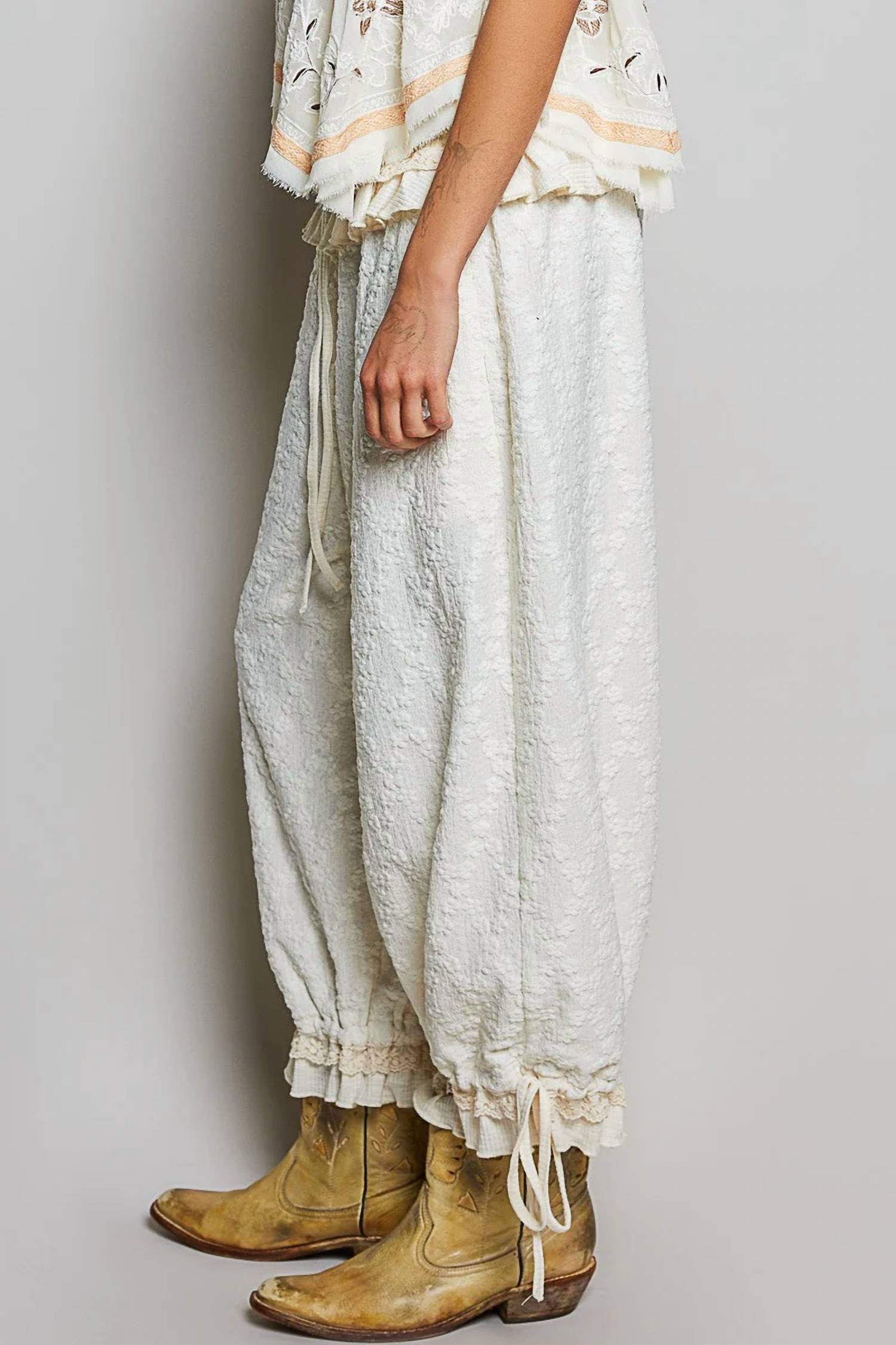 Pol - Renaissance Bloomer Ruffle Pant