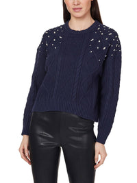 Habitual - Embellished Crew Sweater