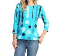 Jess & Jane - Printed Cotton Top