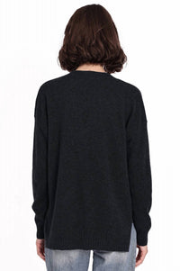 Minnie Rose - Cashmere Long And Lean V-neck Sweater