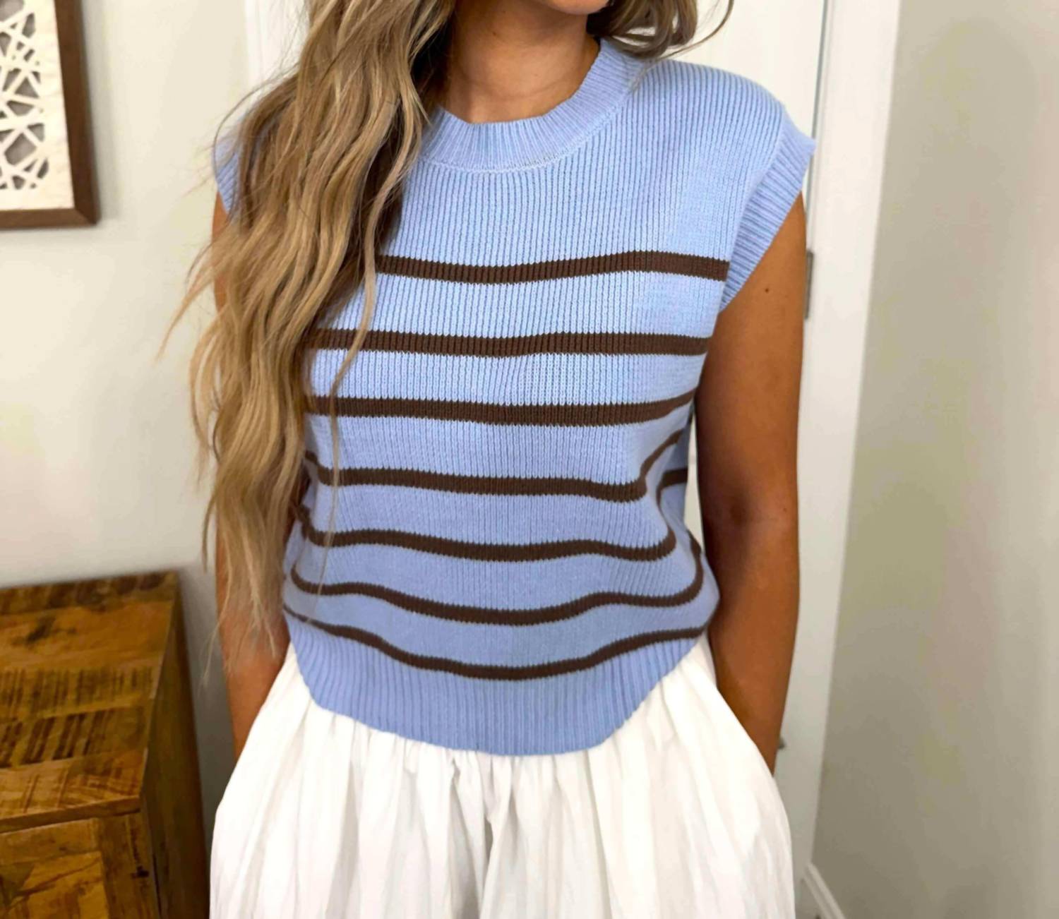She + Sky - Joanna Stripe Sweater