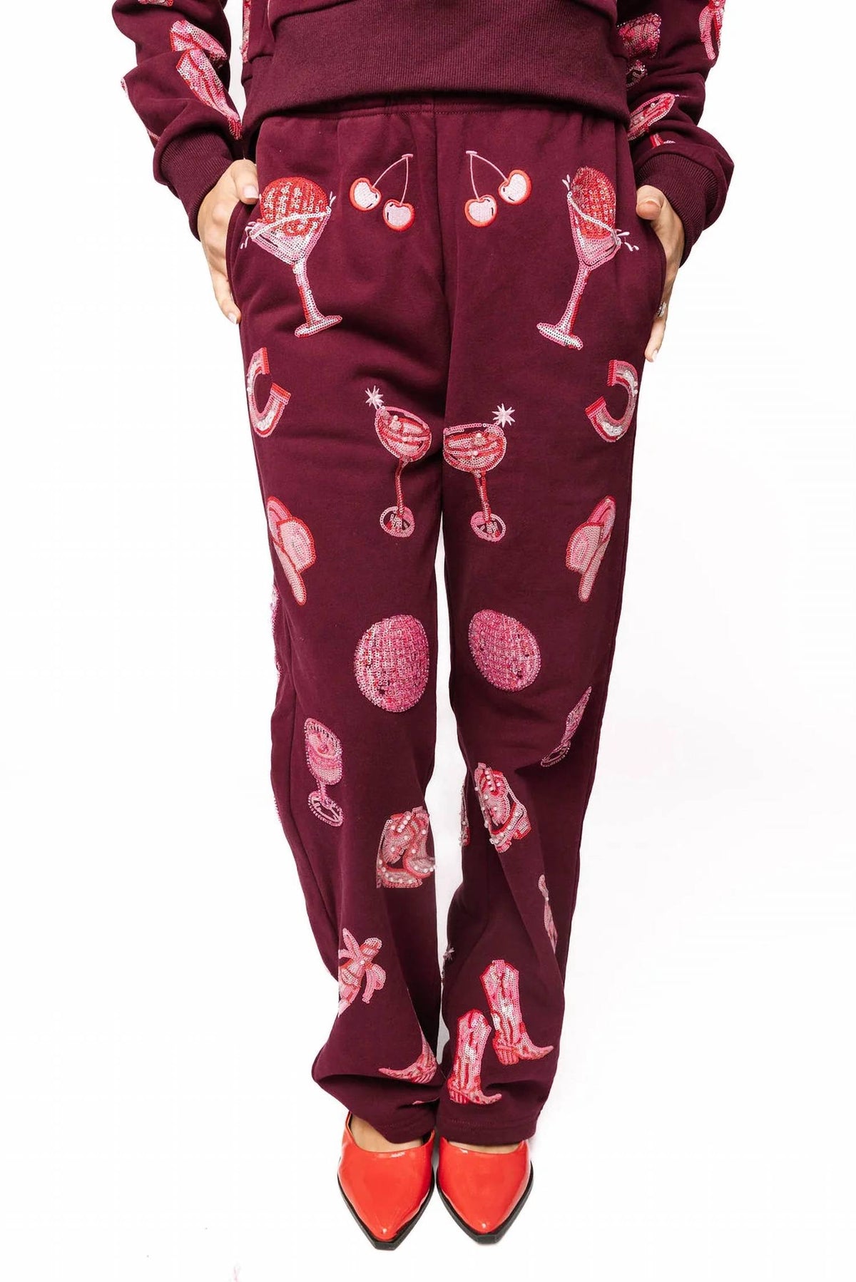 Queen Of Sparkles - Disco Cowgirl Icon Sweatpants