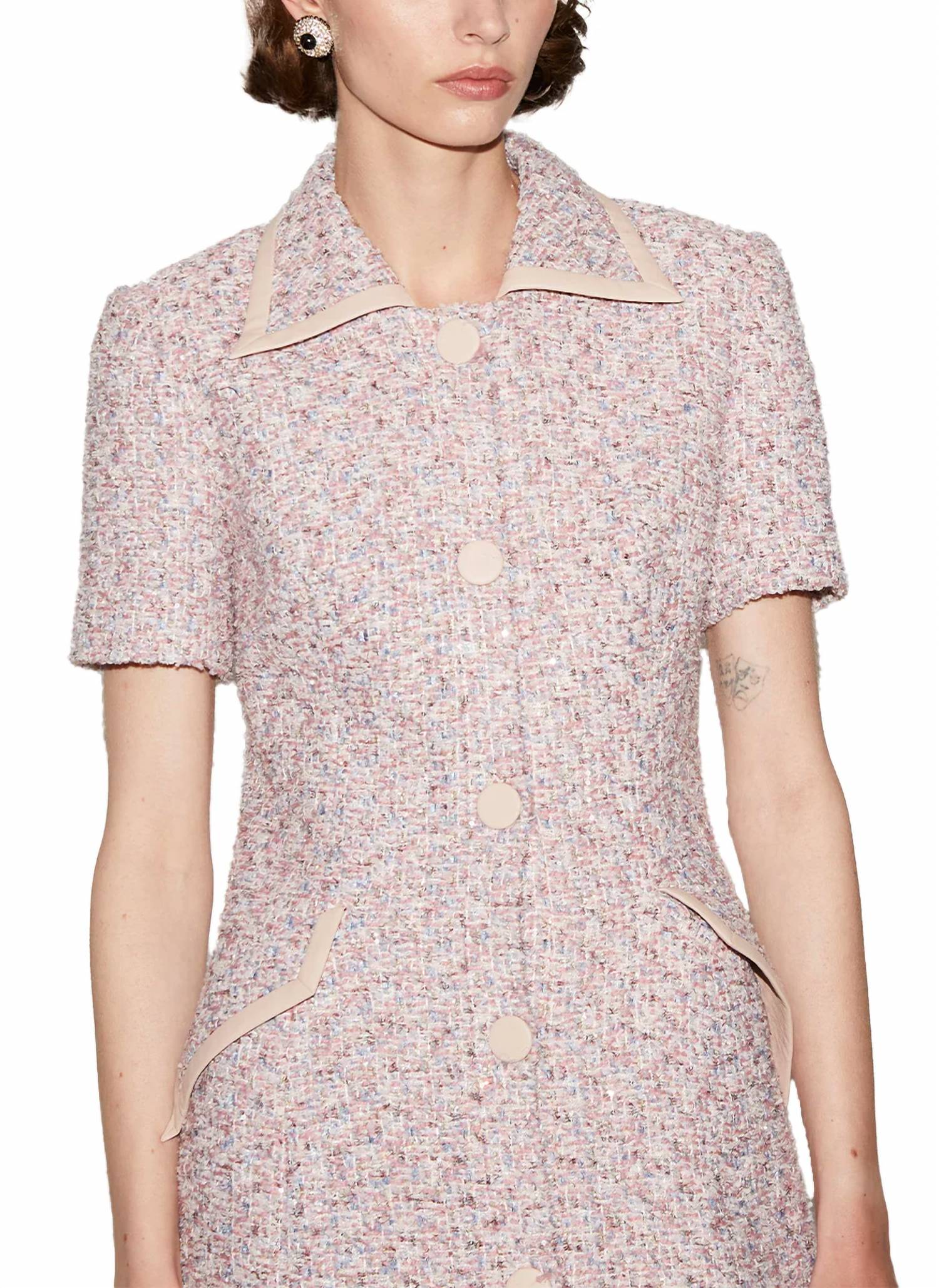 Huishan Zhang - Riley Tweed Dress