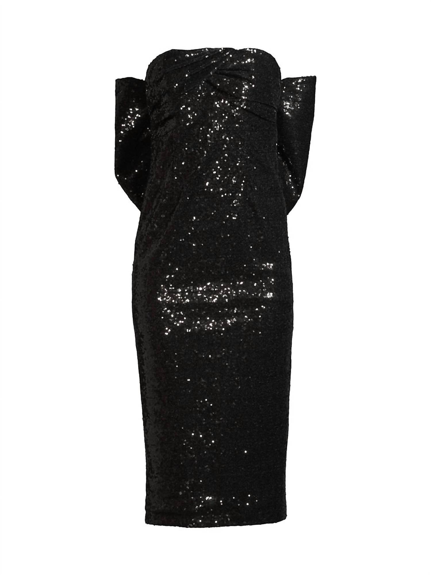 Loulou Sequined Bow-Back Midi-Dress