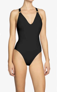Robin Piccone - Margot Lace-up Back One-piece Swimsuit