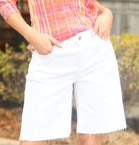 Elliott Lauren - Wide Leg Denim Shorts