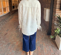 Strawberry Paris - Mei Long Sleeve Button-up Top