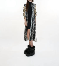 Liviana Conti - Snakeskin Print Shirt Dress