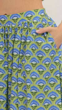 Entro - Citrine Floral Maxi Skirt