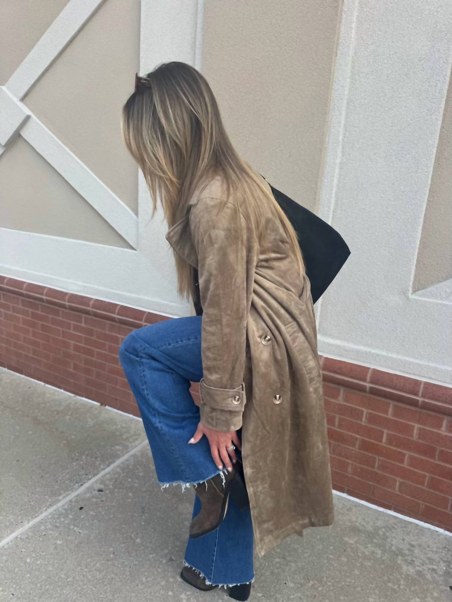 Z Supply - Women's Dorian Suede Trench Coat