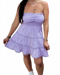 Baby Pink - Loren Little Strapless Dress