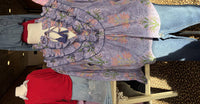Ivy Jane - Women's Block Print and Sprakle Top