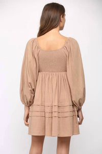 Fate - Lace Puff Sleeve Dress