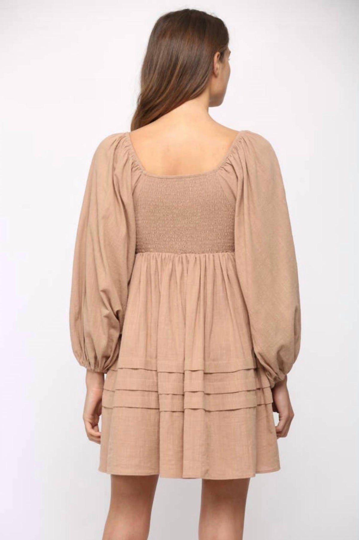 Fate - Lace Puff Sleeve Dress