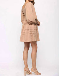 Fate - Lace Puff Sleeve Dress
