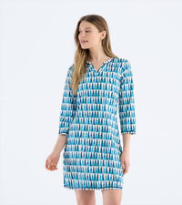 Hatley - Notch Neck Mini Dress