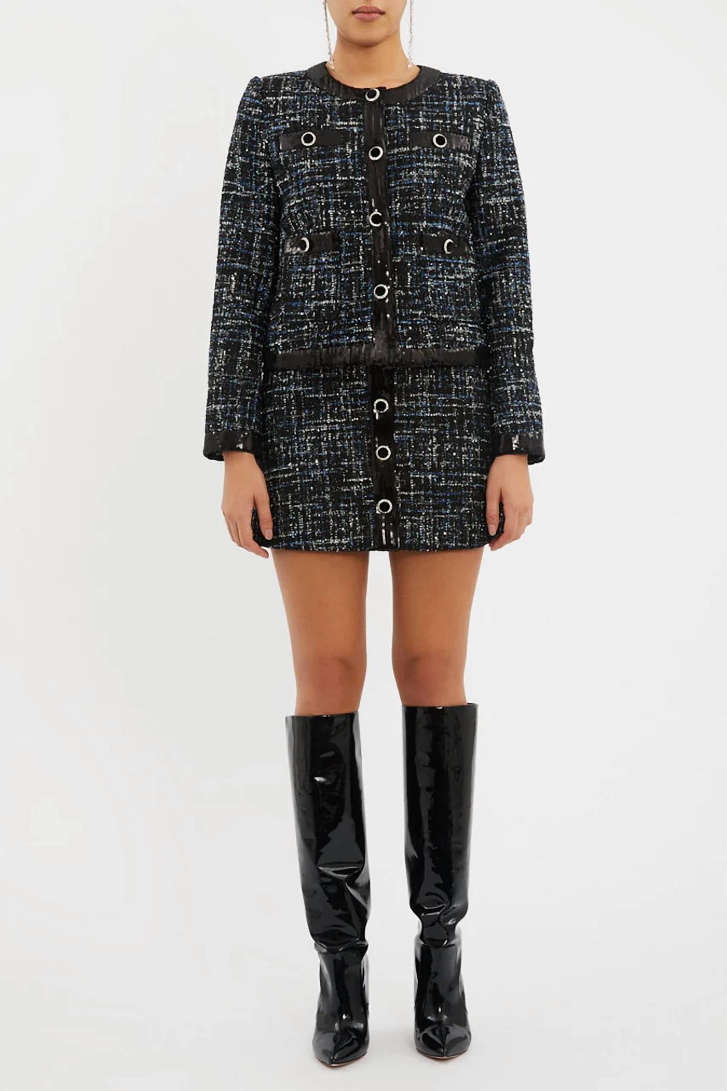 Rebecca Vallance - Jacques Metallic Tweed Jacket