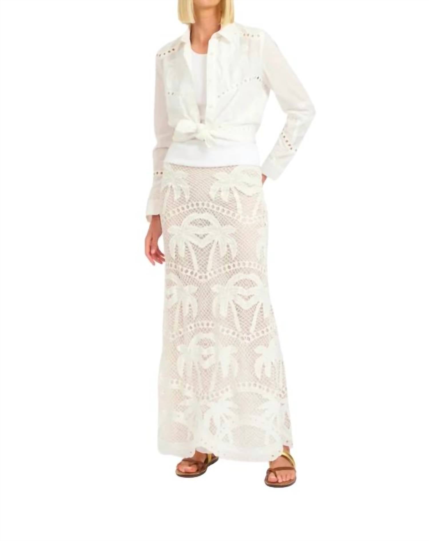 Le Superbe - Bohemian Palms Maxi Skirt