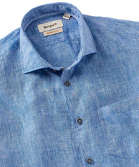 Borgo28 - Men's Italian Linen Short Sleeve Sport Shirt
