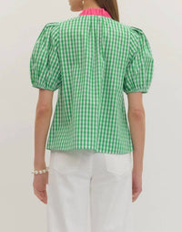 Entro - Glinda Gingham Blouse