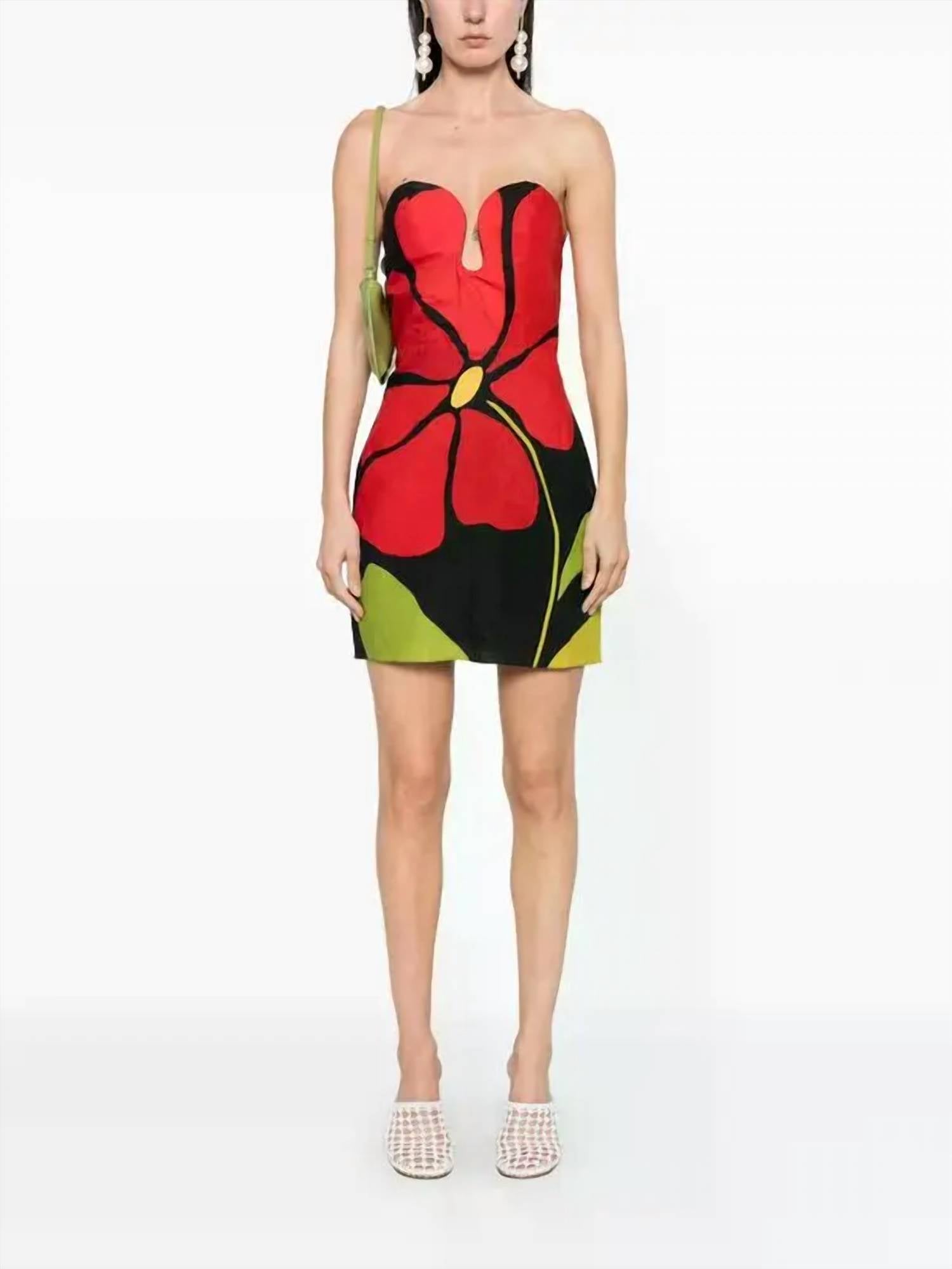 Cala de la Cruz Jolie Mini Dress in black - women's dress