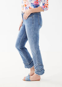 Fdj - Olivia Tulip Trim Ankle Denim Jeans