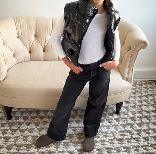 Tractr - Girl's Cropped Puffer Vest