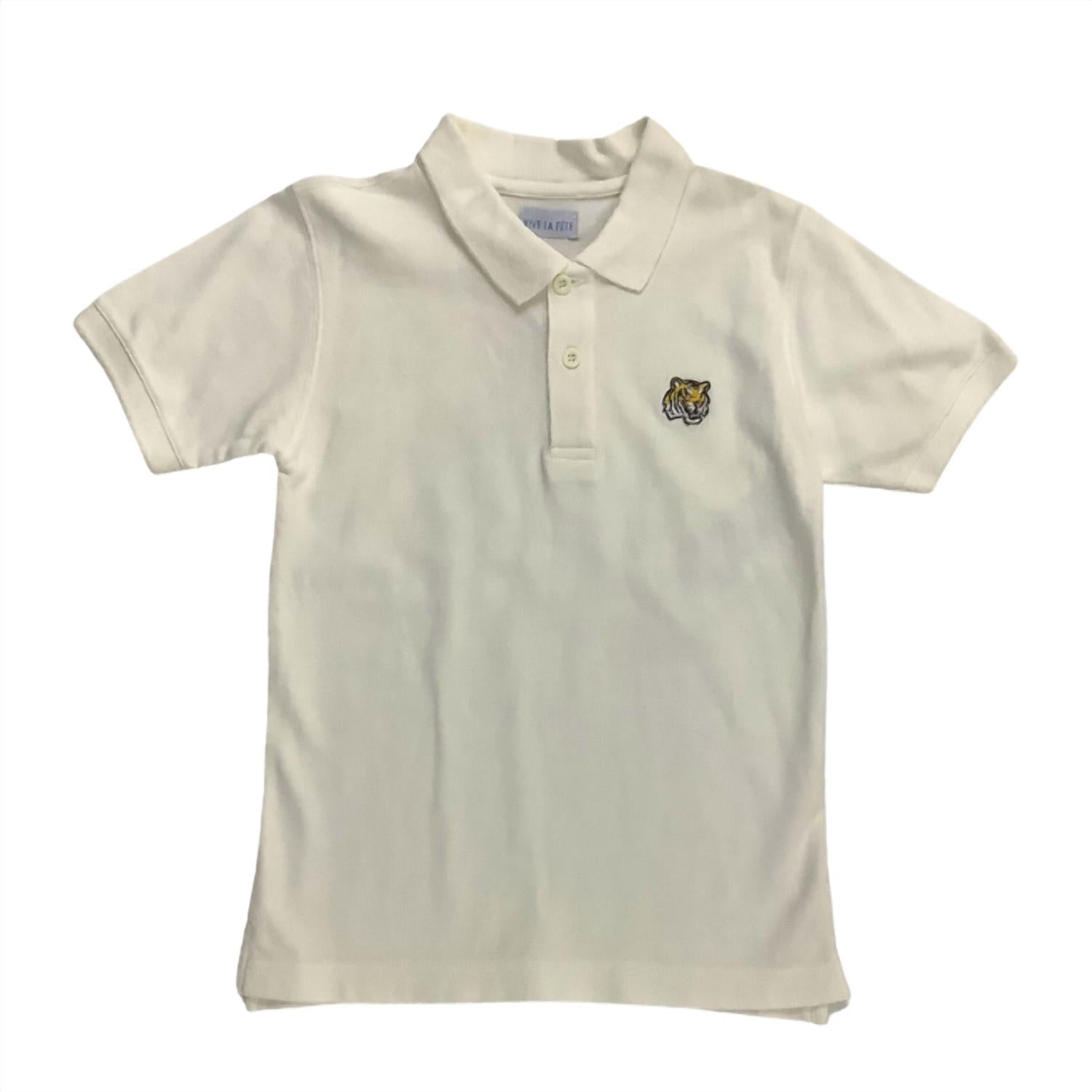 Vive La Fete - Boys' LSU Collegiate Hand Embroidered Polo