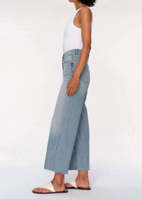 DL1961 - Women's Hepburn Wide Leg Denim Pants in freshwater - women's pants - alternate view