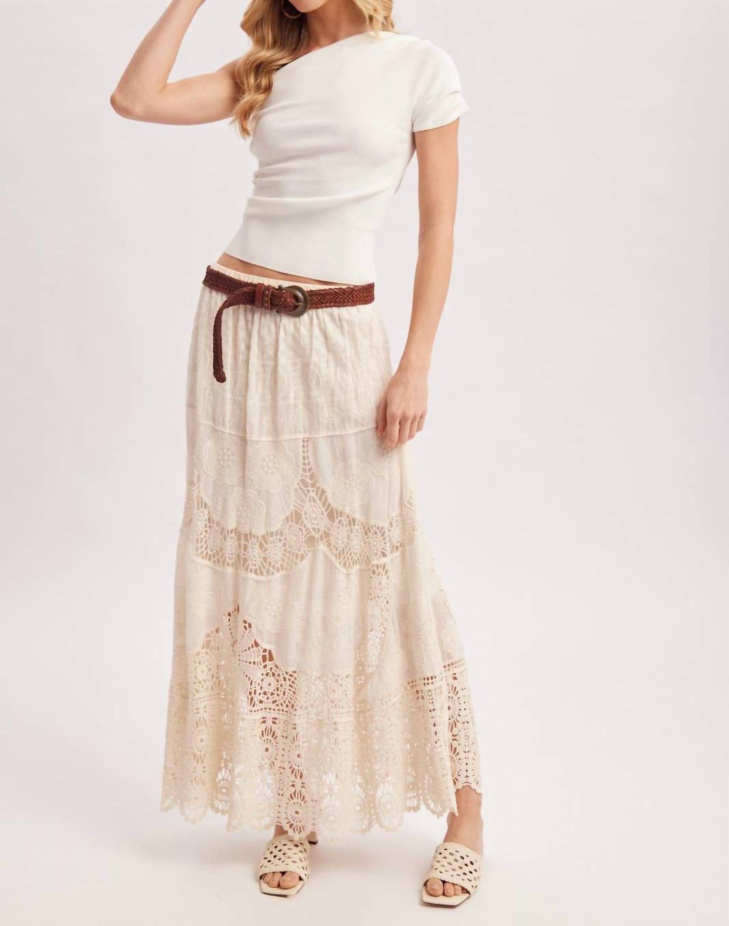 Bluivy - Elsa Lace Maxi Skirt
