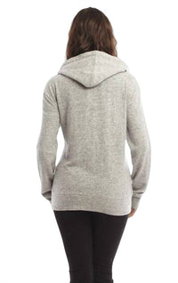 Kourtney Kashmira Zip-Up Hooded Sweatshirt