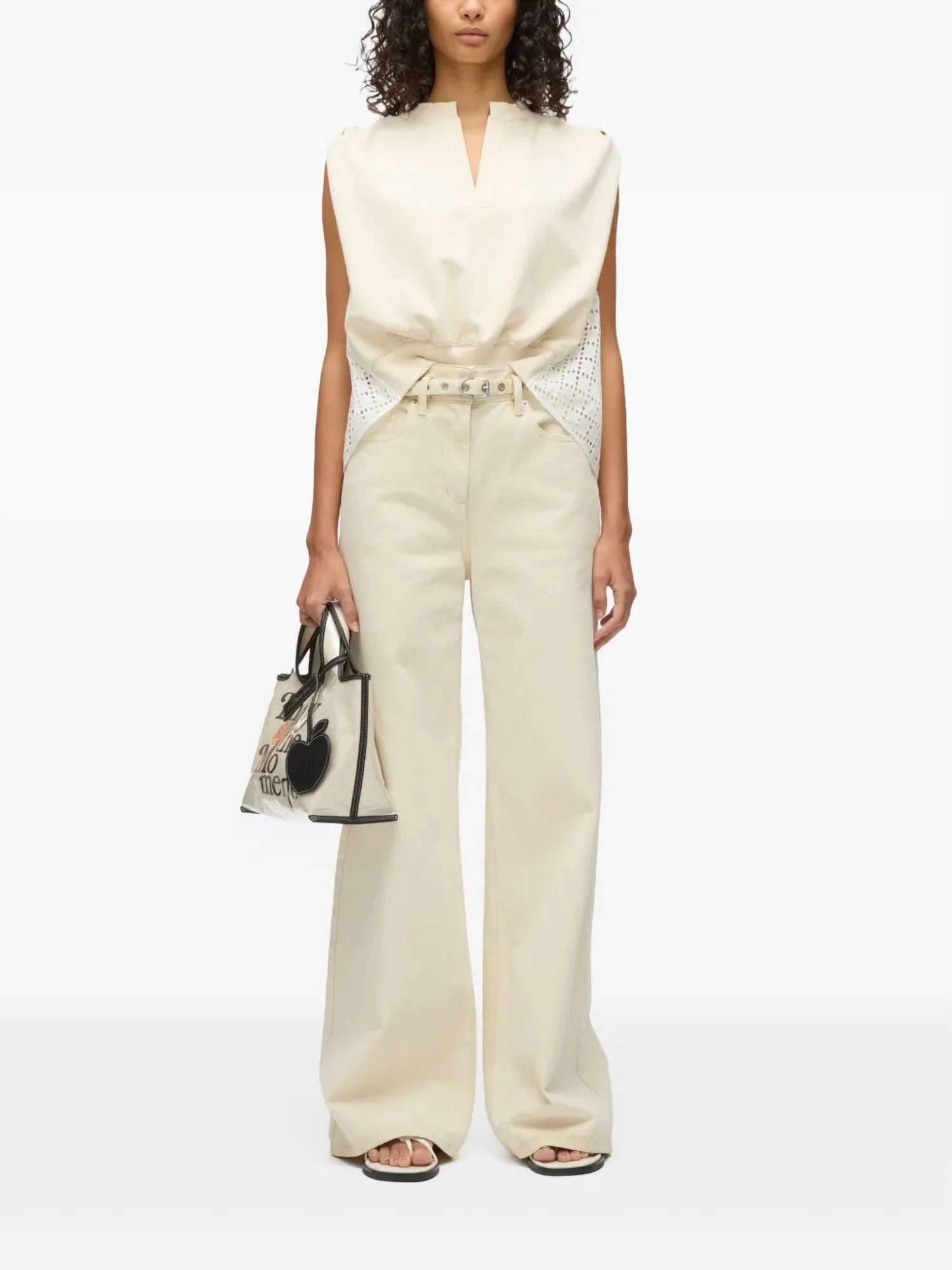 3.1 Phillip Lim - Combo Terry Top