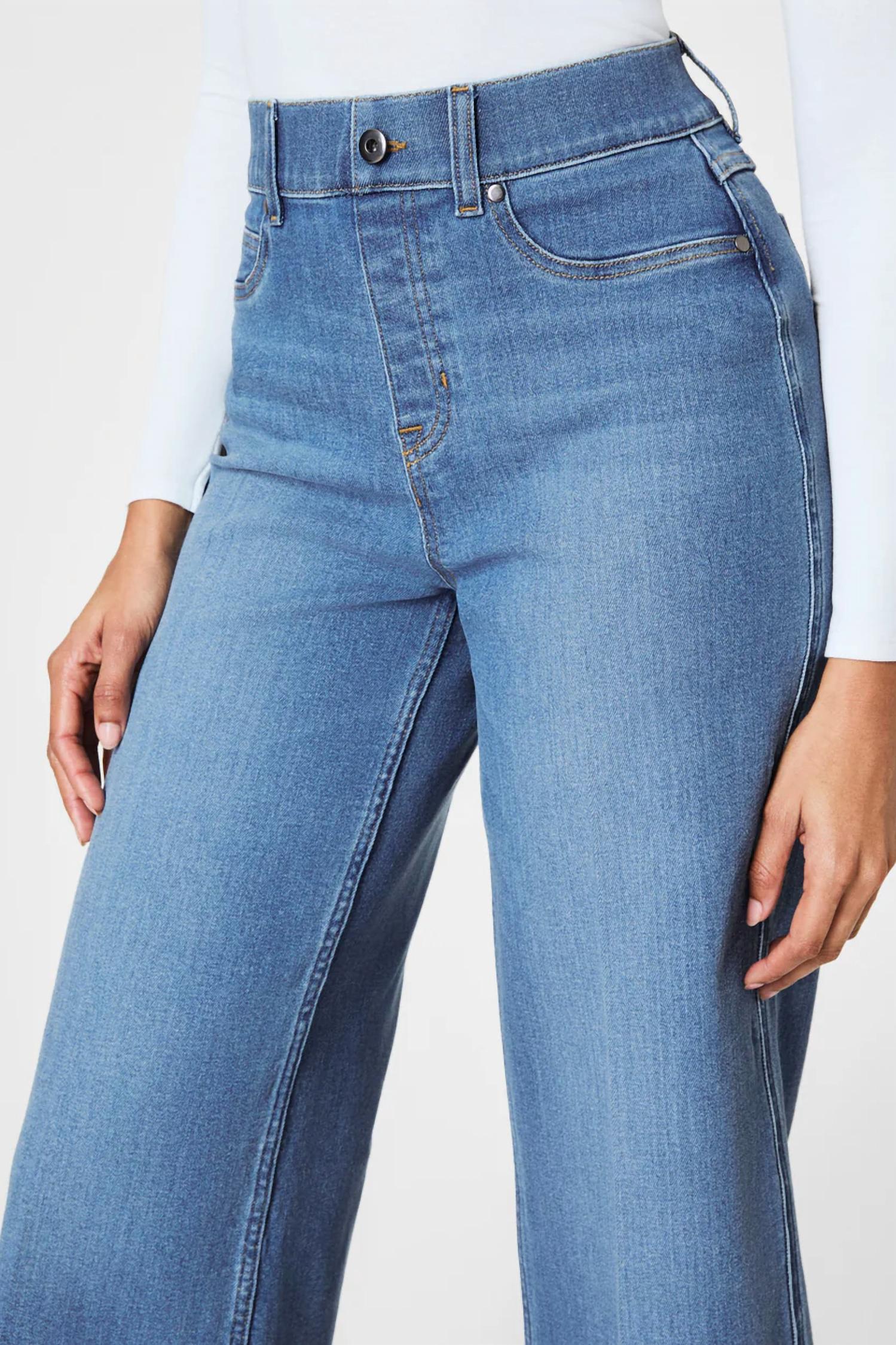 Spanx - Cropped Wide Leg Crop Jeans