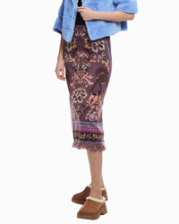 Patty Kim - Women's Camille Knit Fringe Skirt
