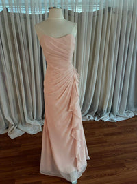 Morilee - Women's Strapless Long Chiffon Dress