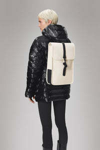 Rains Unisex Mini Backpack in dune - men's bag - alternate view