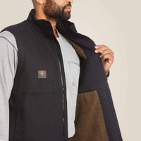 ARIAT Rebar Duracanvas Vest in black - men's jacket - alternate view