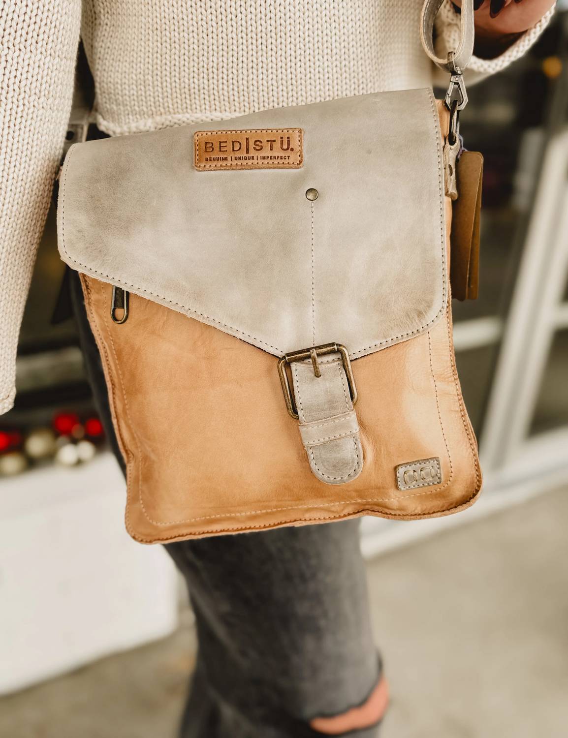 Bedstu - Venice Beach Handmade Leather Crossbody Bag
