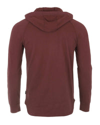 Zimego - Athletic V Neck Long Sleeve Henley Pullover Shirt